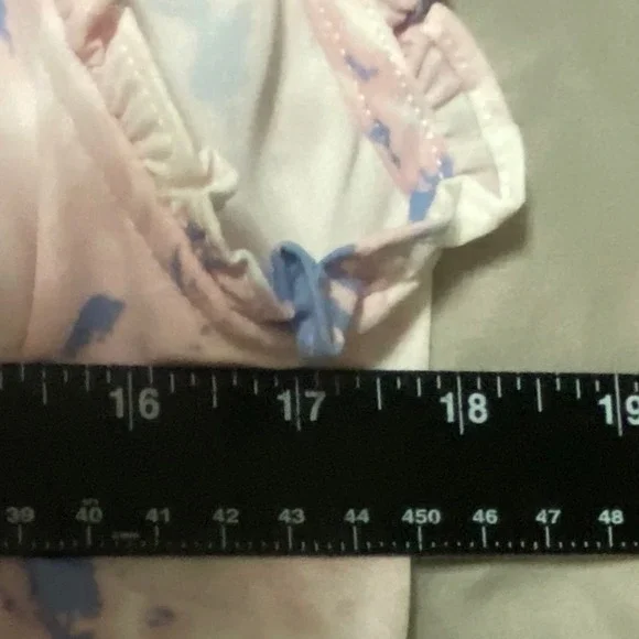 BuddyLove Sleeveless Tiered Dress Women M Pink Marble Ruffle Drawstring
New - Picture 7 of 10